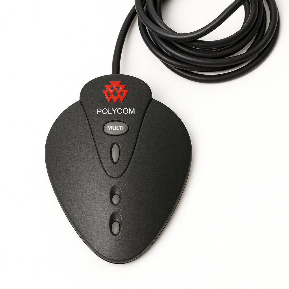 Polycom SoundStation Conference Phone Set with Power & Mics - Picture 3 of 4